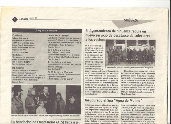 Exposicion EXPRESIONES Articulo en Prensa